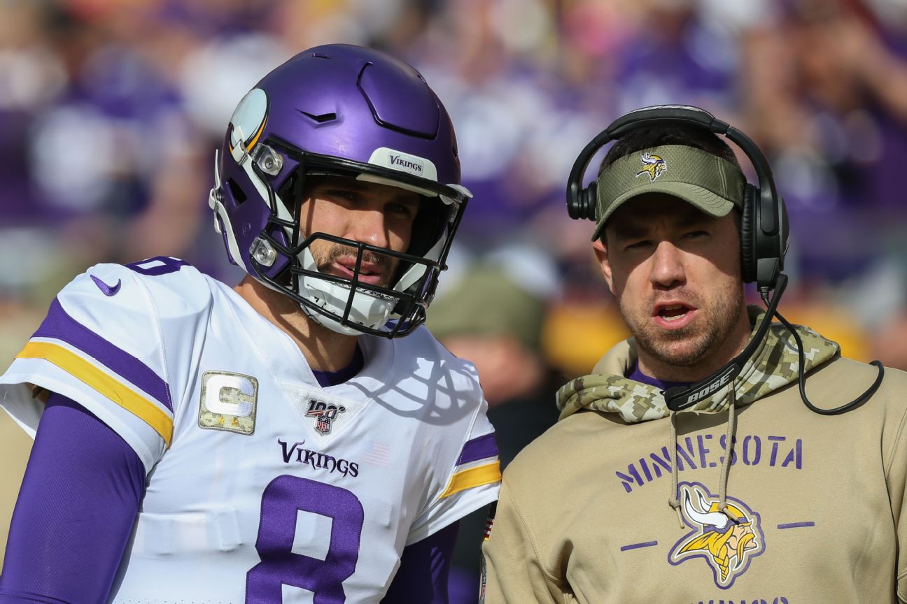 Sources: Vikings promote Klint Kubiak to OC job