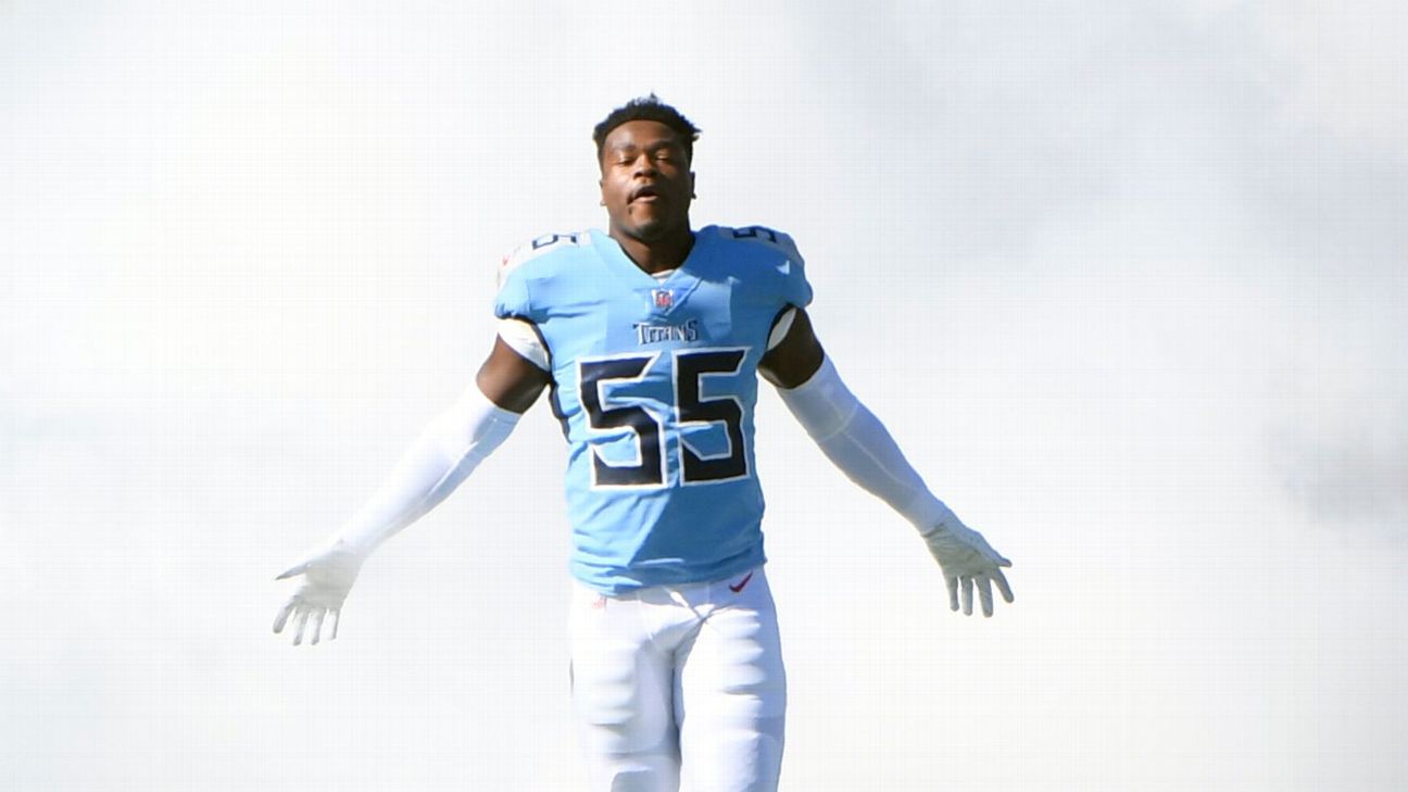 Jayon Brown leaves Tennessee Titans, signs with Raiders as free agent