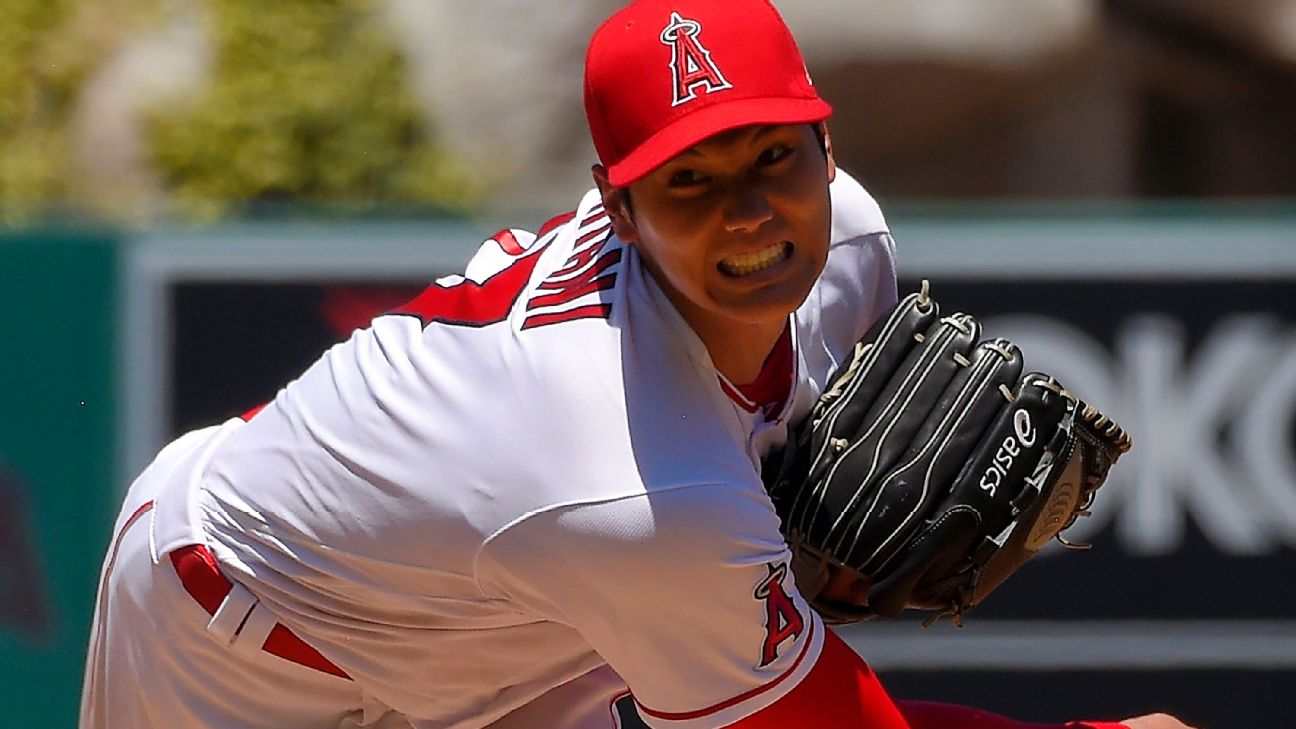 Los Angeles Angels' Shohei Ohtani to start at pitcher, bat leadoff
