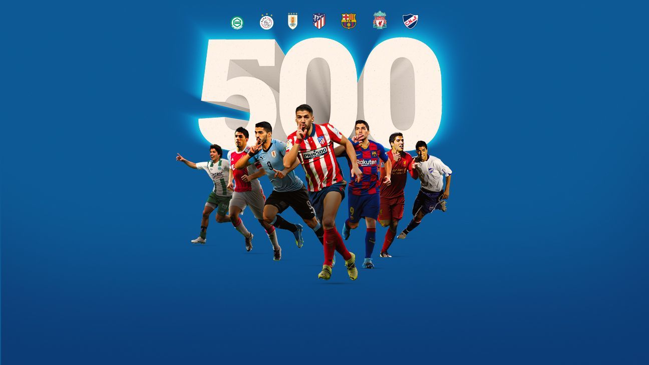 Luis Suárez entra al grupo selecto de los 500 goles con club y selección