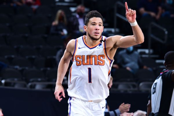 Suns' Booker replaces injured AD in All-Star Game