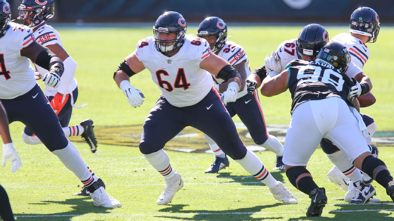 Chicago Bears re-sign Alex Bars, four other exclusive rights free agents -  ESPN