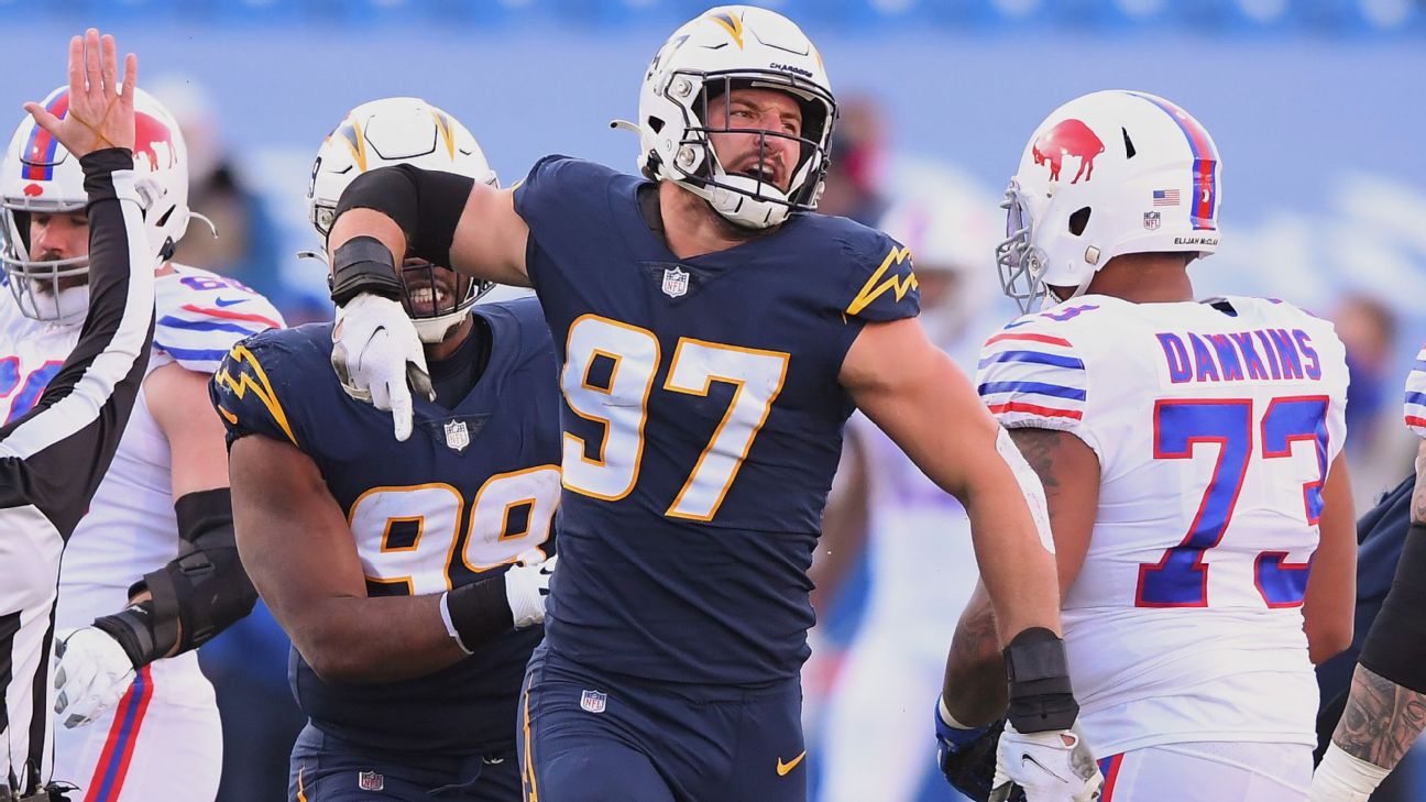 With Titans picking first, Joey Bosa preparing for 3-4 defense