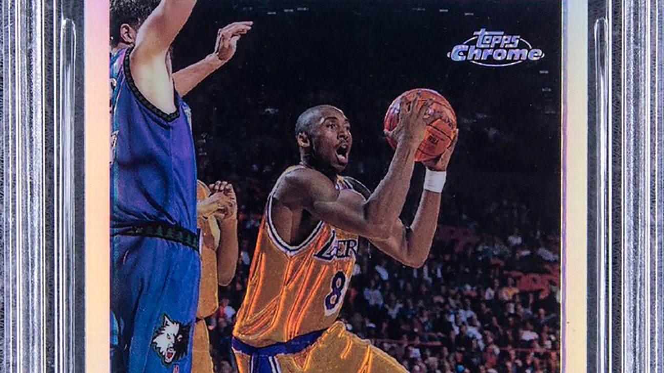 Kobe Bryant rookie card, in 'pristine condition,' sells for nearly