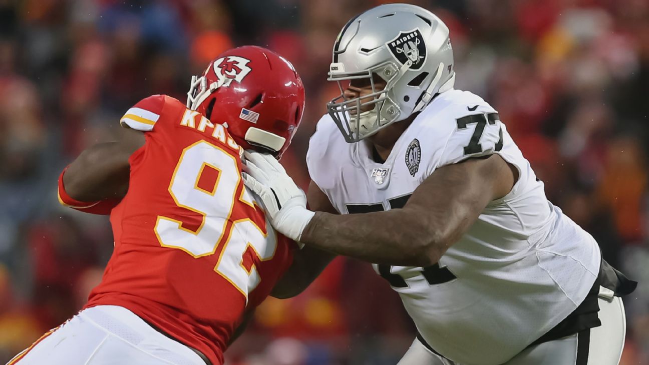 NFL: Raiders' Gabe Jackson, Sam Young out vs. Buccaneers