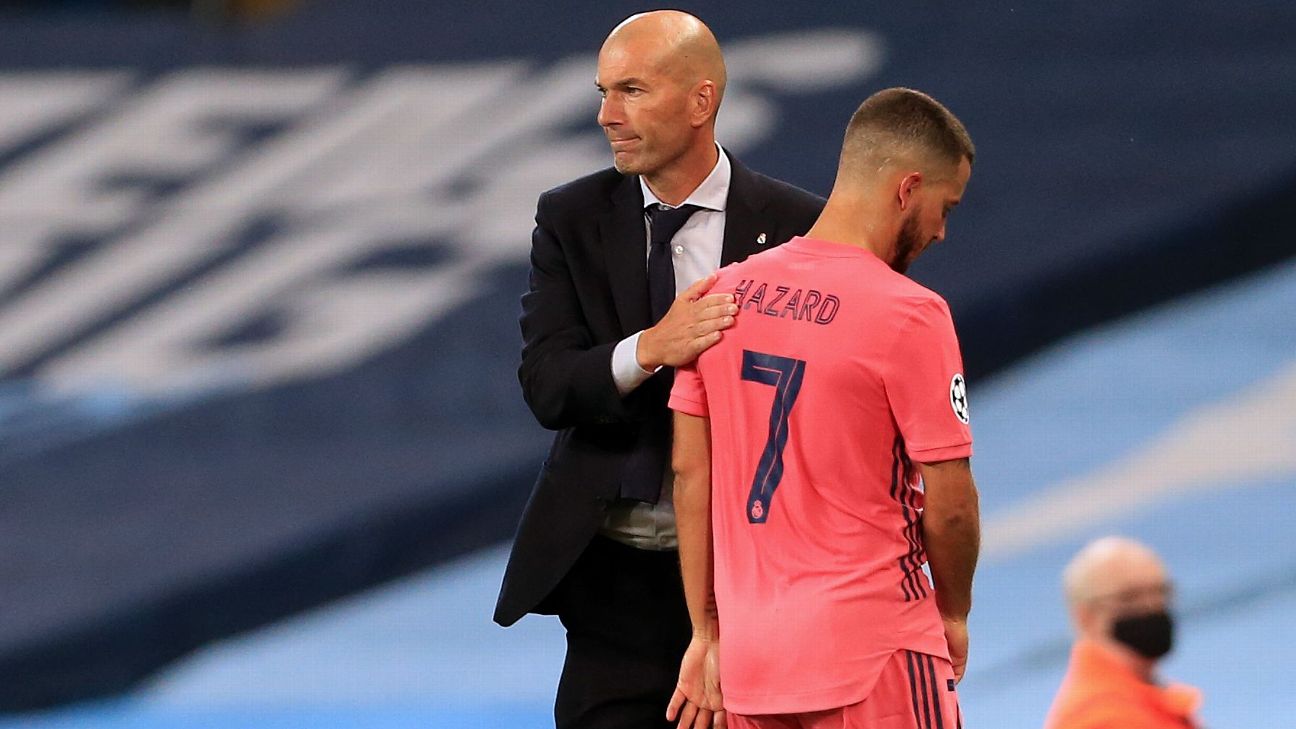 Zidane 'can't explain' Hazard's latest injury