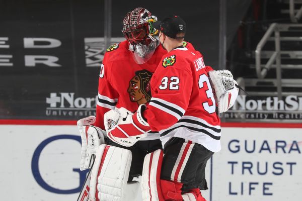 Protocols keep pair of Blackhawks out of practice