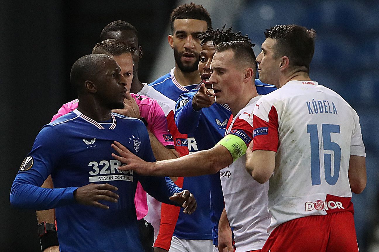 Rangers-Slavia racism row: UEFA ban player