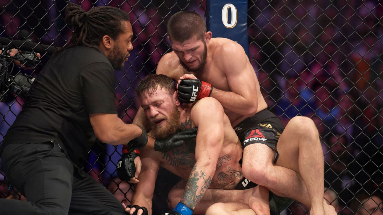 <a href="https://www.espn.com/mma/story/_/id/45895811/khabib-nurmagomedov-hopes-mcgregor-changes-how-living" target="_blank">Khabib hopes McGregor changes ‘how he is living’</a>