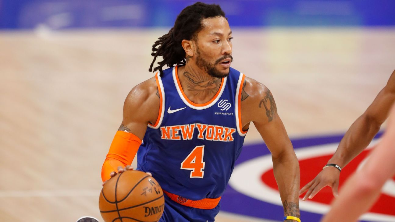 Derrick Rose rejoins New York Knicks, says COVID-19 bout ...