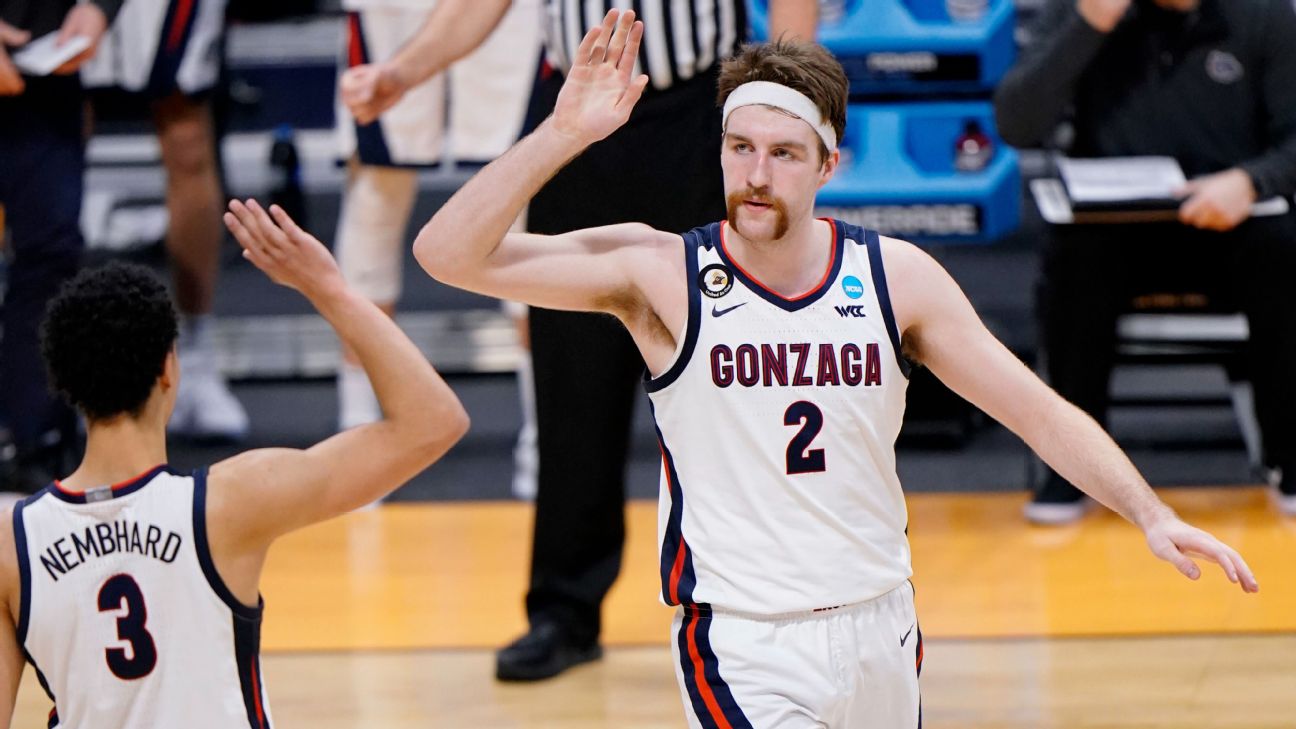 Nation's top power forward Drew Timme returning to Gonzaga basketball team  - ESPN