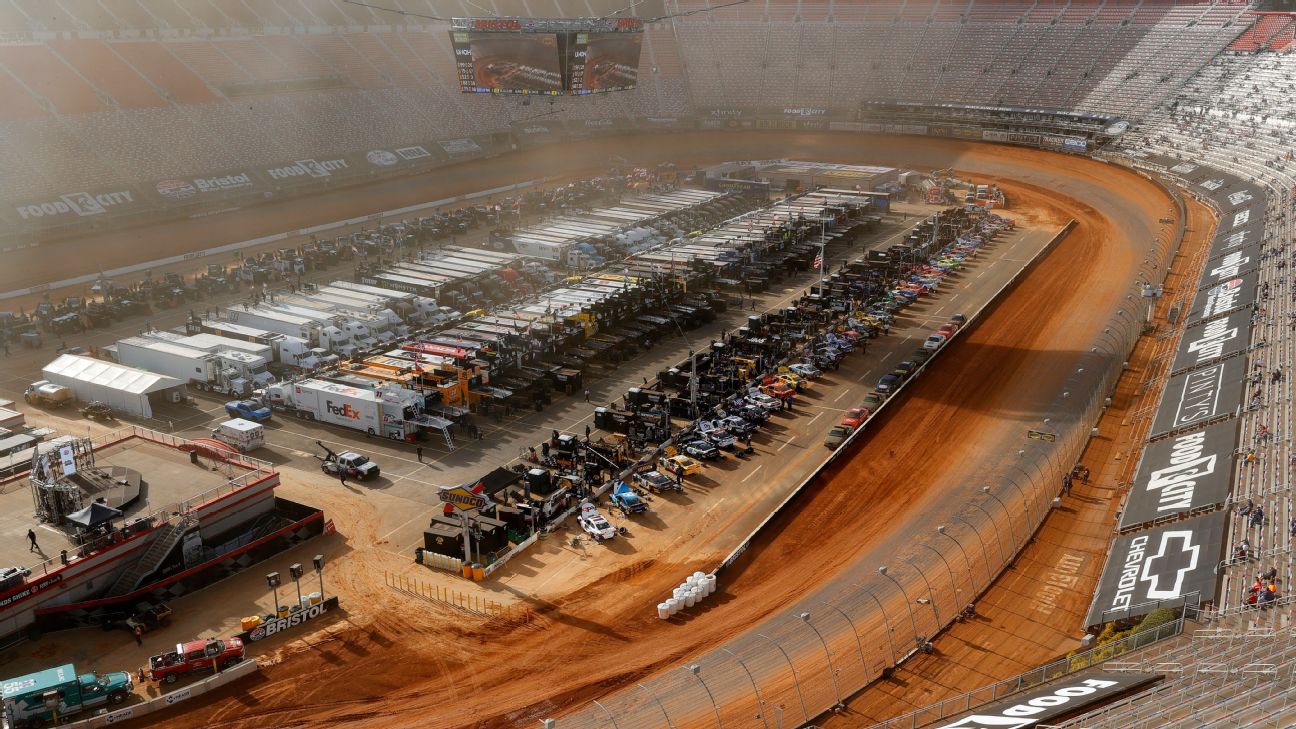 NASCAR moves Bristol dirt race to Monday due to heavy rains, flood warning 