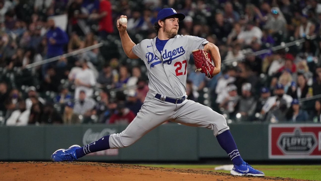 Los Angeles Dodger Trevor Bauer starts strong and hangs on for win