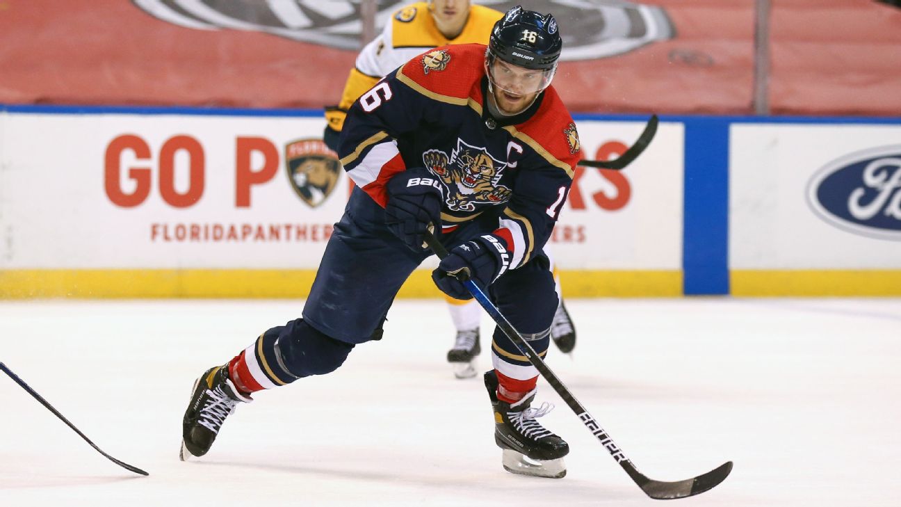 Panthers' Barkov wins Selke Trophy as best defensive forward