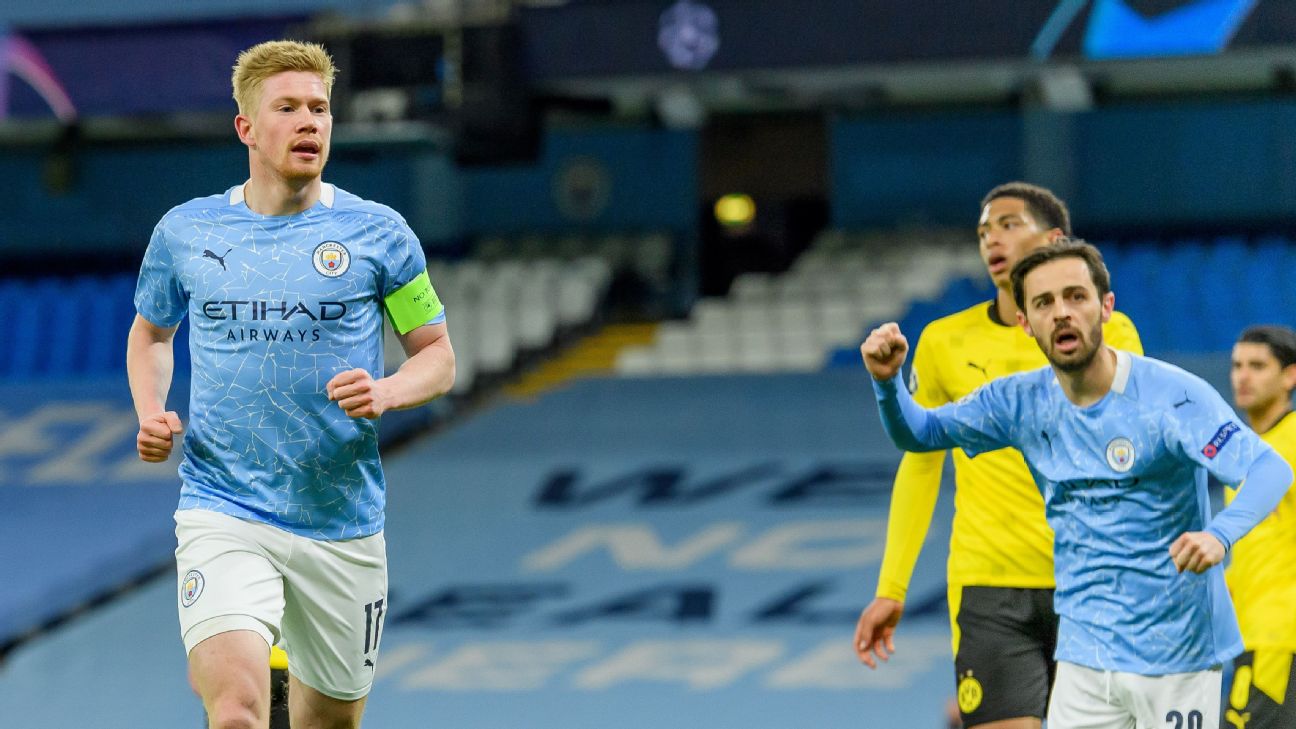 Manchester City vence Borussia Dortmund nas quartas da Champions e