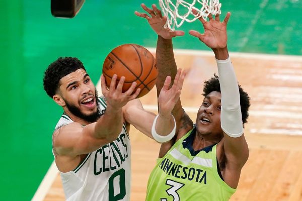 Tatum youngest Celtic to drop 50, passing Bird