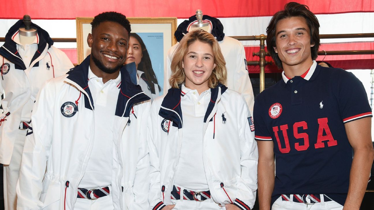 Ralph Lauren unveils Team USA Olympic uniforms for closing 