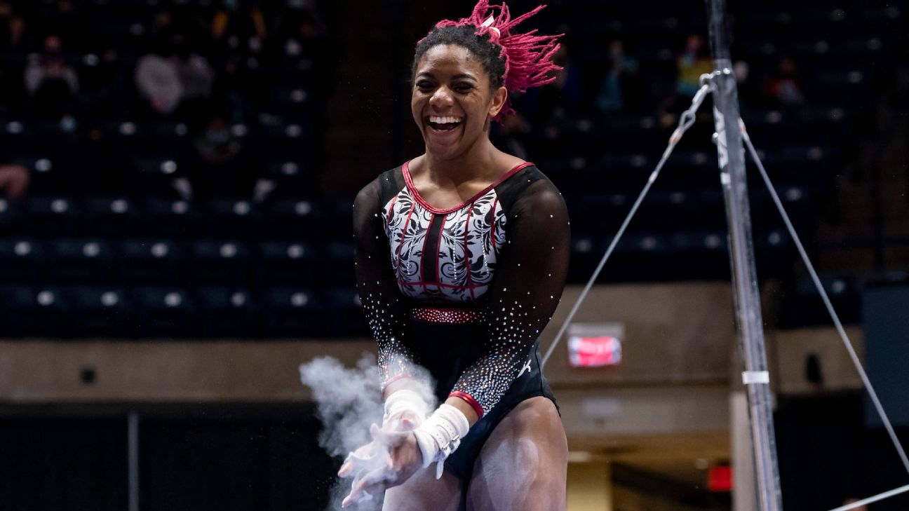 Lynnzee Brown's incredible path to the 2021 NCAA gymnastics championships -  ESPN