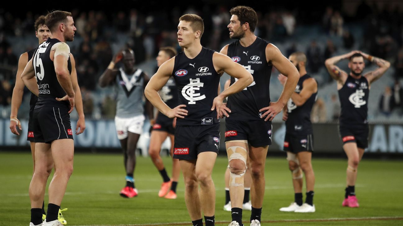 Espn Afl Power Rankings 2021 Top Teams Settling Carlton Getting The Blues