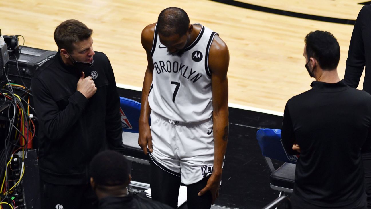 Thigh injury forces KD from Nets' game at Miami BEHI.INFO