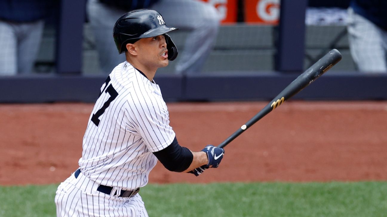Yankees' Giancarlo Stanton out 6 weeks with strained hamstring - NBC Sports