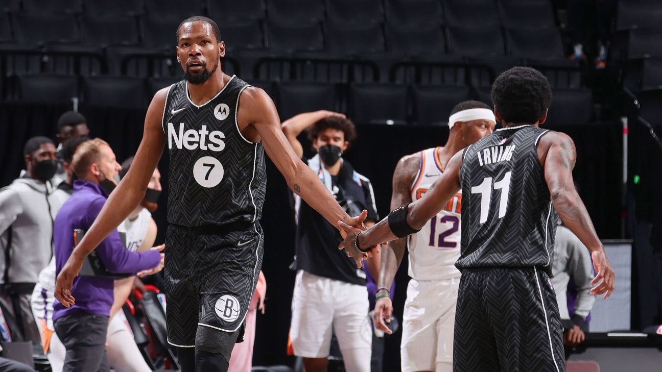 Kevin Durant returns, scores 33 points off bench in Brooklyn Nets' win