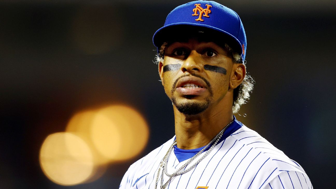 New York Mets star Francisco Lindor sits out Thursday after slamming