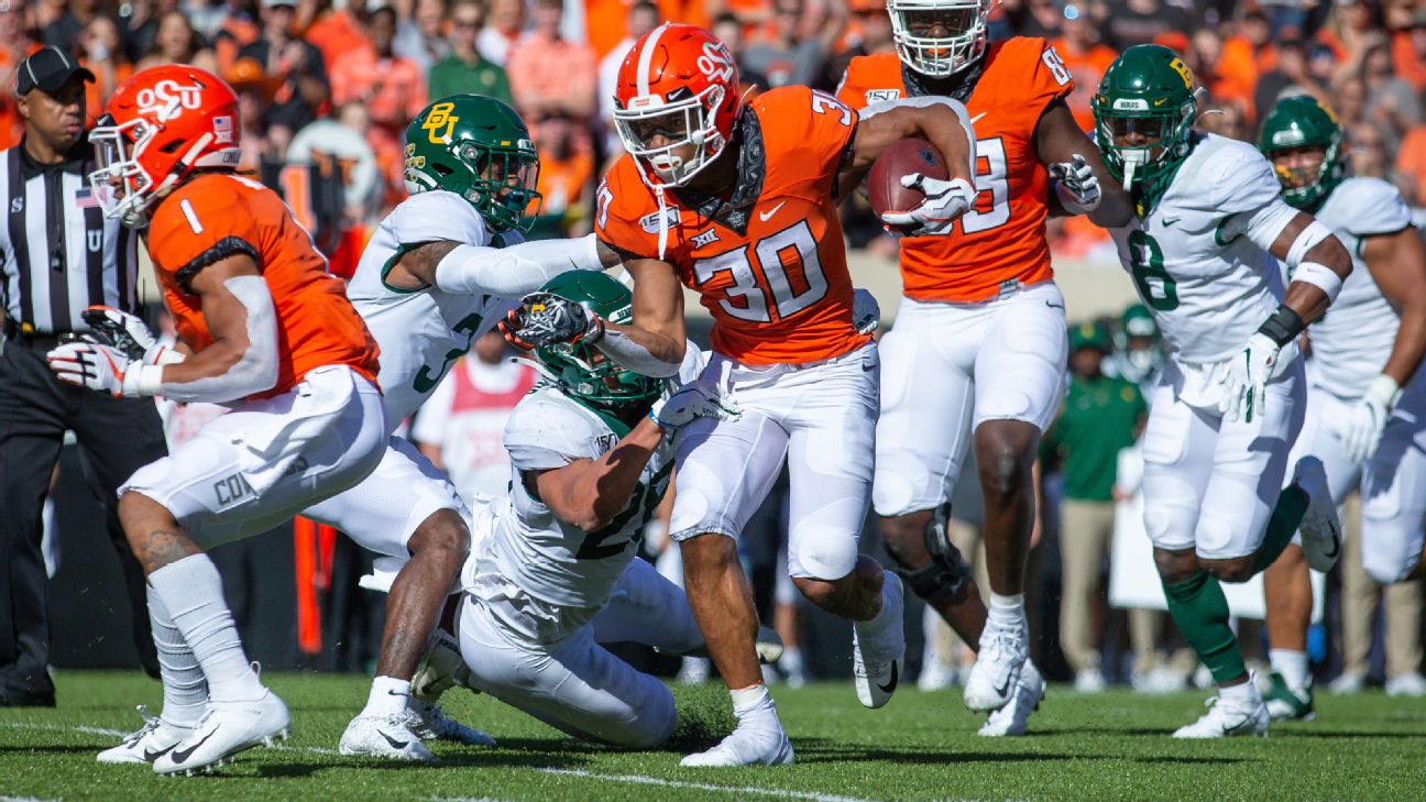 Oklahoma State RB Chuba Hubbard Highlight Reel - 2019 Season