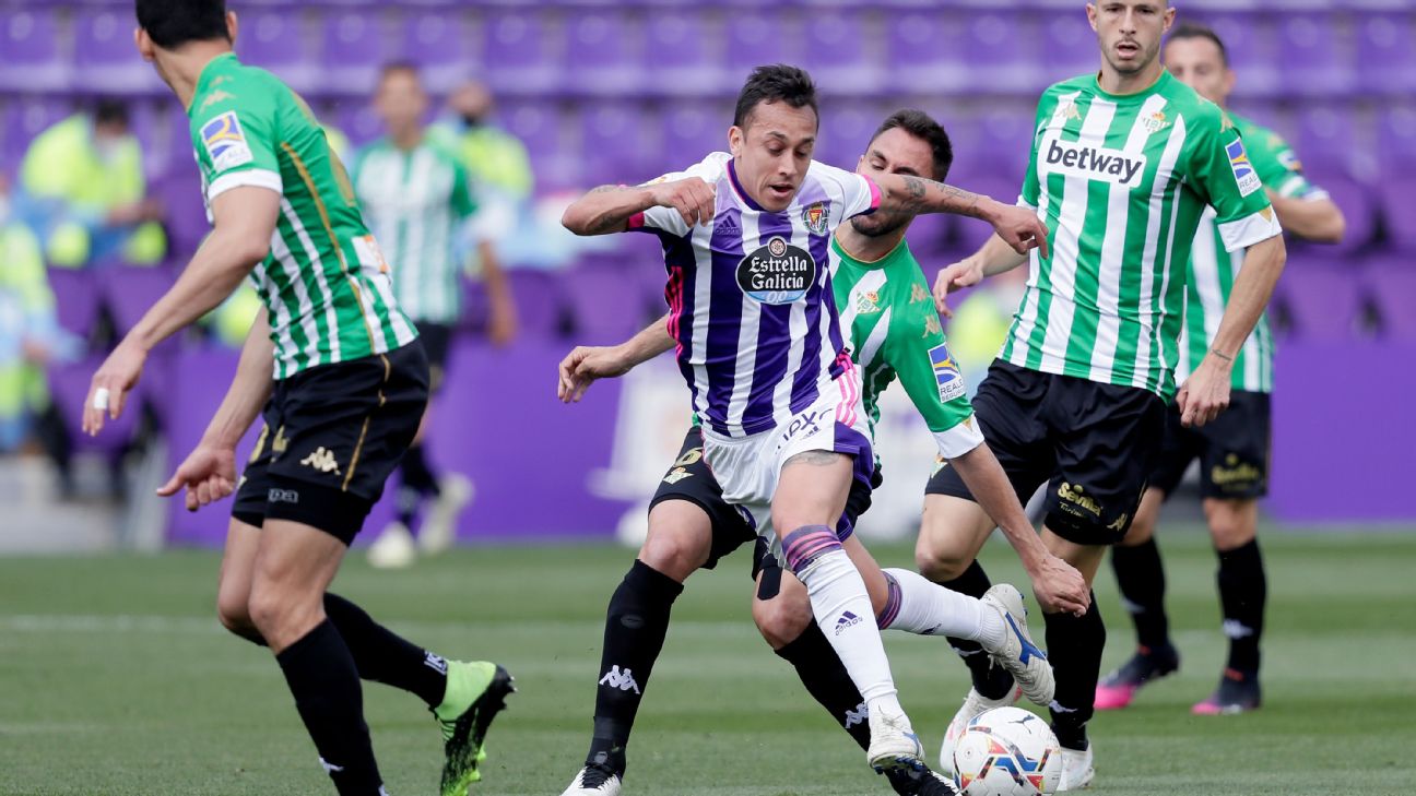 Partidos de betis contra real valladolid