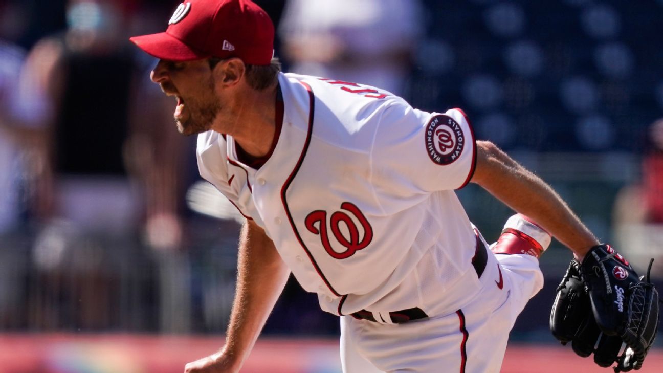 Max Scherzer tosses complete game, rushes to join wife for birth