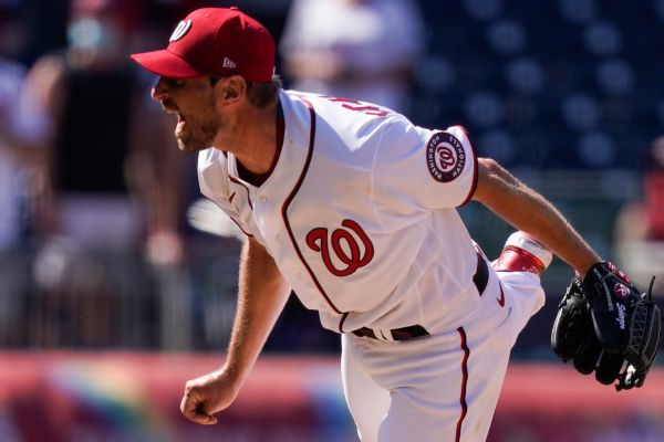 Scherzer tosses CG, rushes to join wife for birth