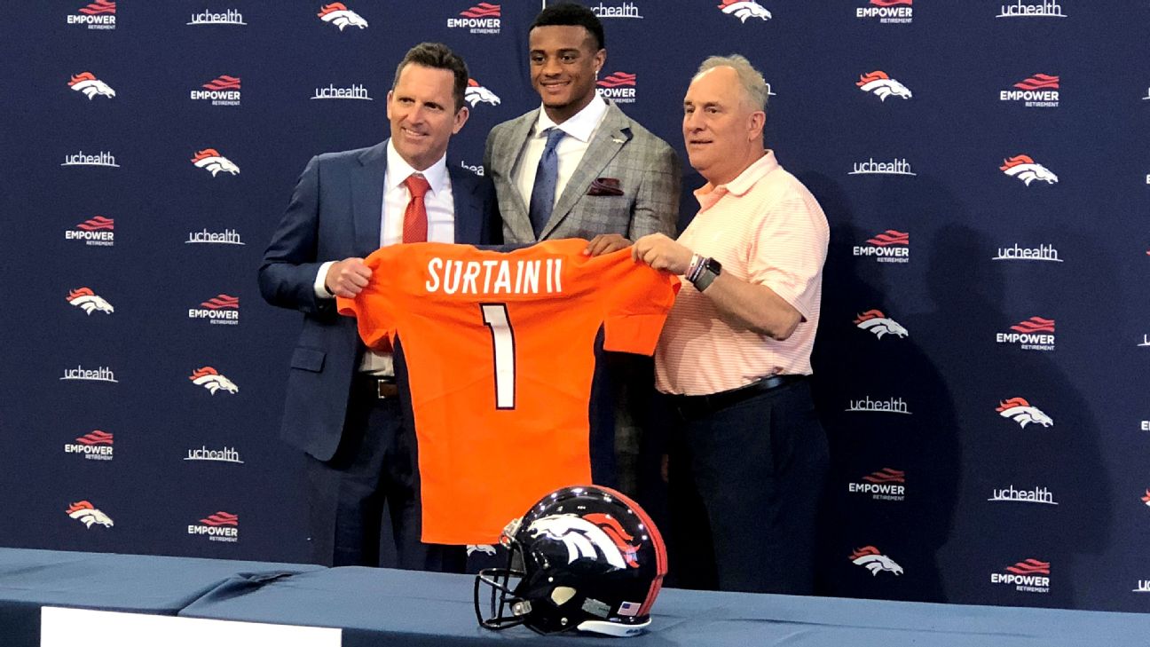 Denver Broncos tried to 'hide our interest' in Patrick Surtain II before  NFL draft, GM George Paton says - ESPN