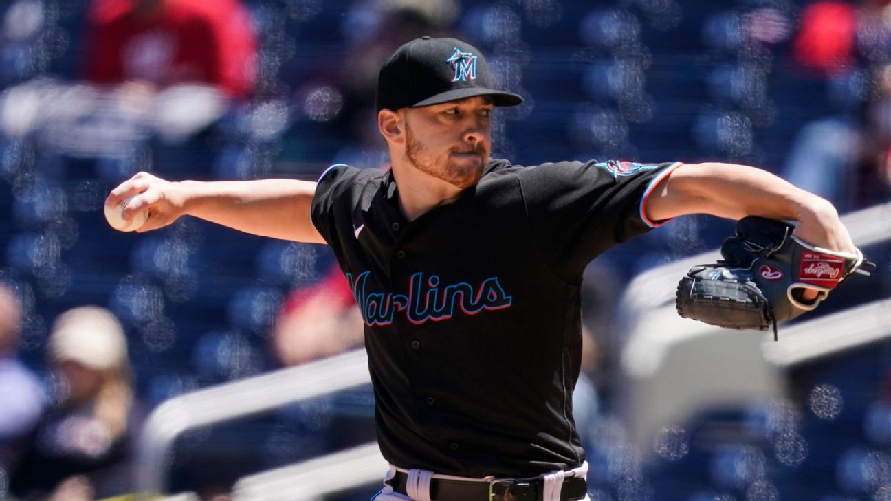 Paul Campbell, short-handed Marlins lineup can't keep up with Nats