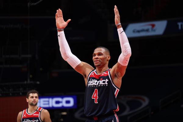 Russ repeats rare feat with 21 boards, 24 assists