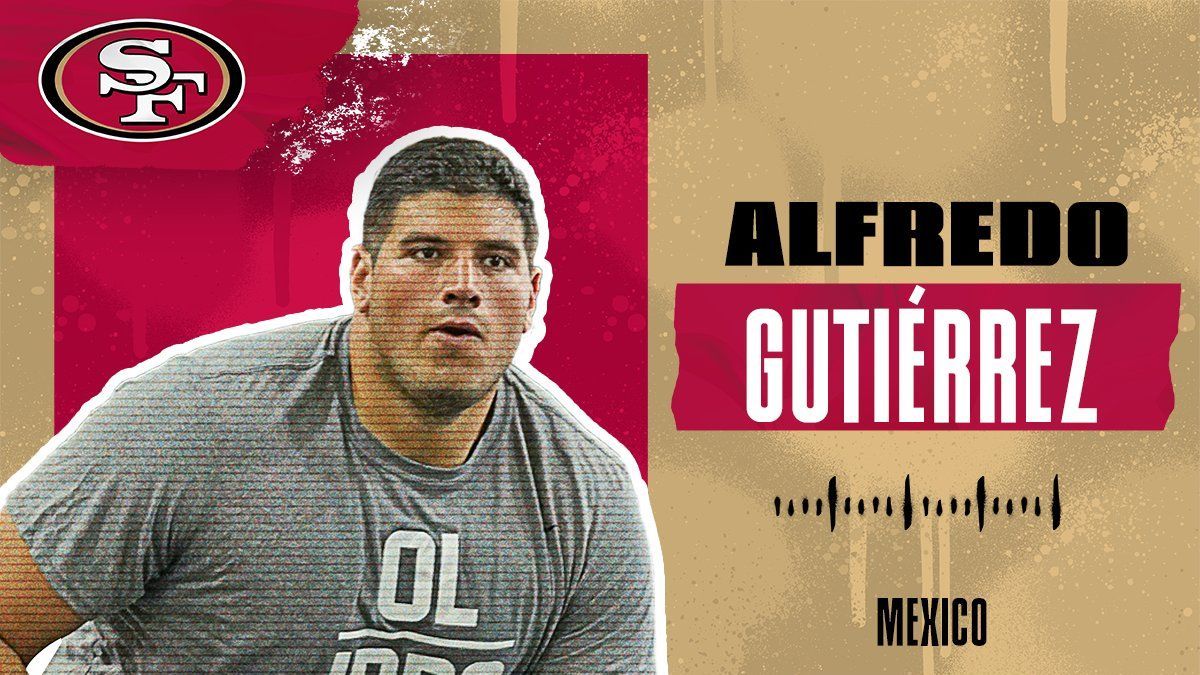 Alfredo Gutiérrez, fuera del roster final de los 49ers • Primero y