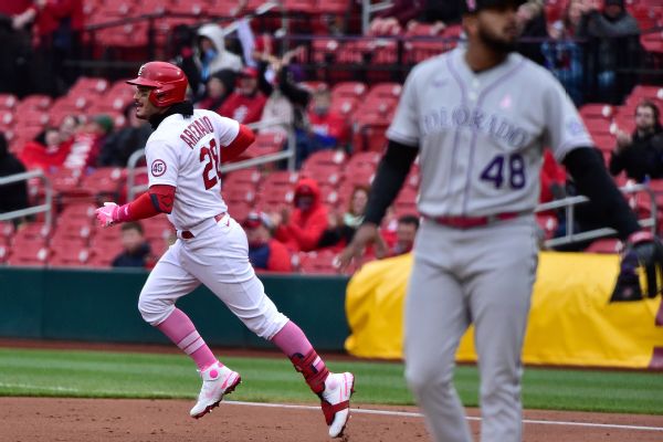 Arenado homers vs. former team as Cards sweep