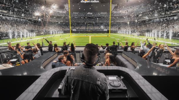 Las Vegas Raiders bringing Sin City club experience to Allegiant Stadium