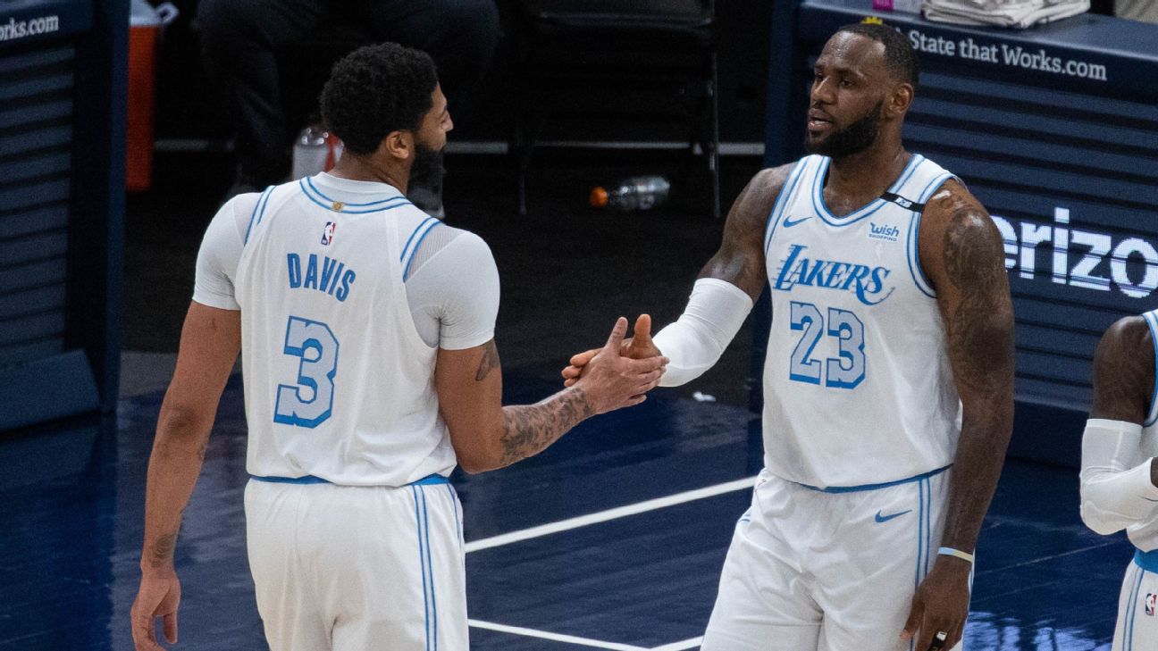 Los Angeles Lakers win to keep top-6 hopes alive as LeBron James ...