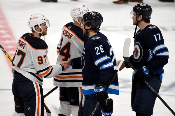 McDavid, Oilers exit playoffs after Jets win in 3OT