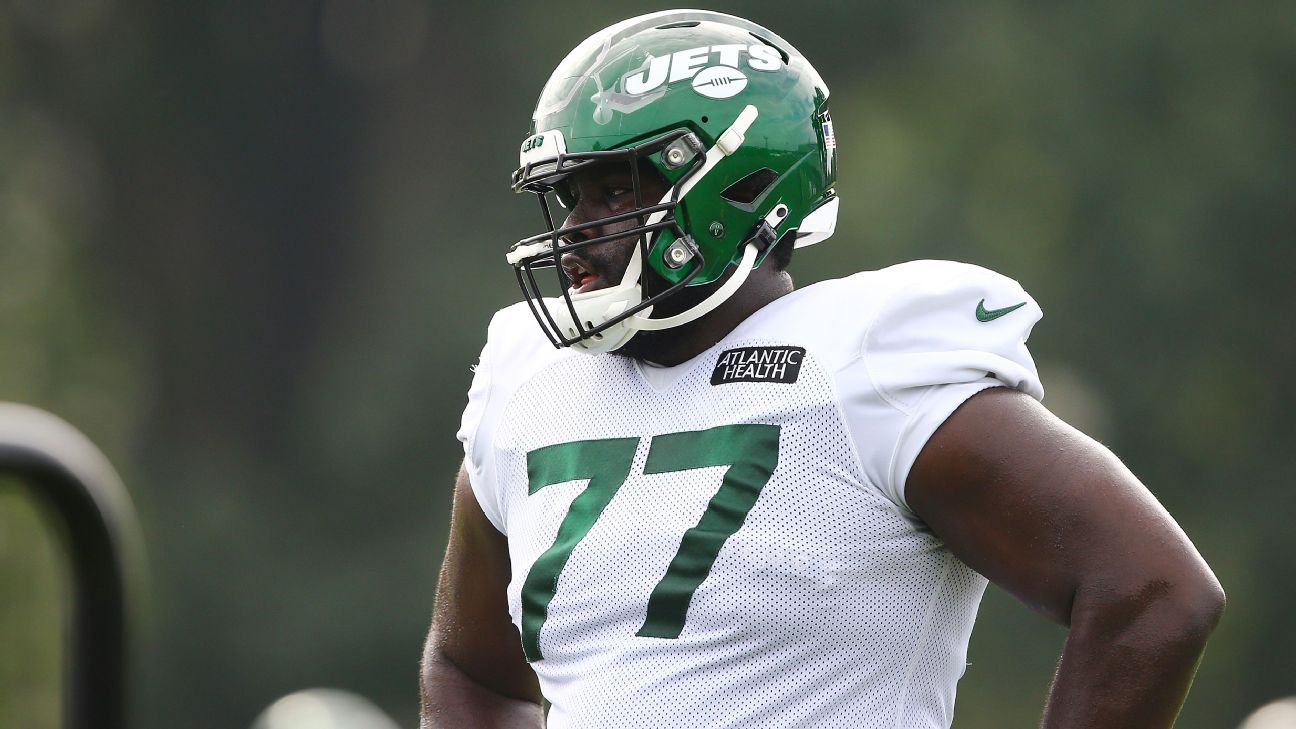 Jets Will Play George Fant at Left Tackle, Mekhi Becton at Right