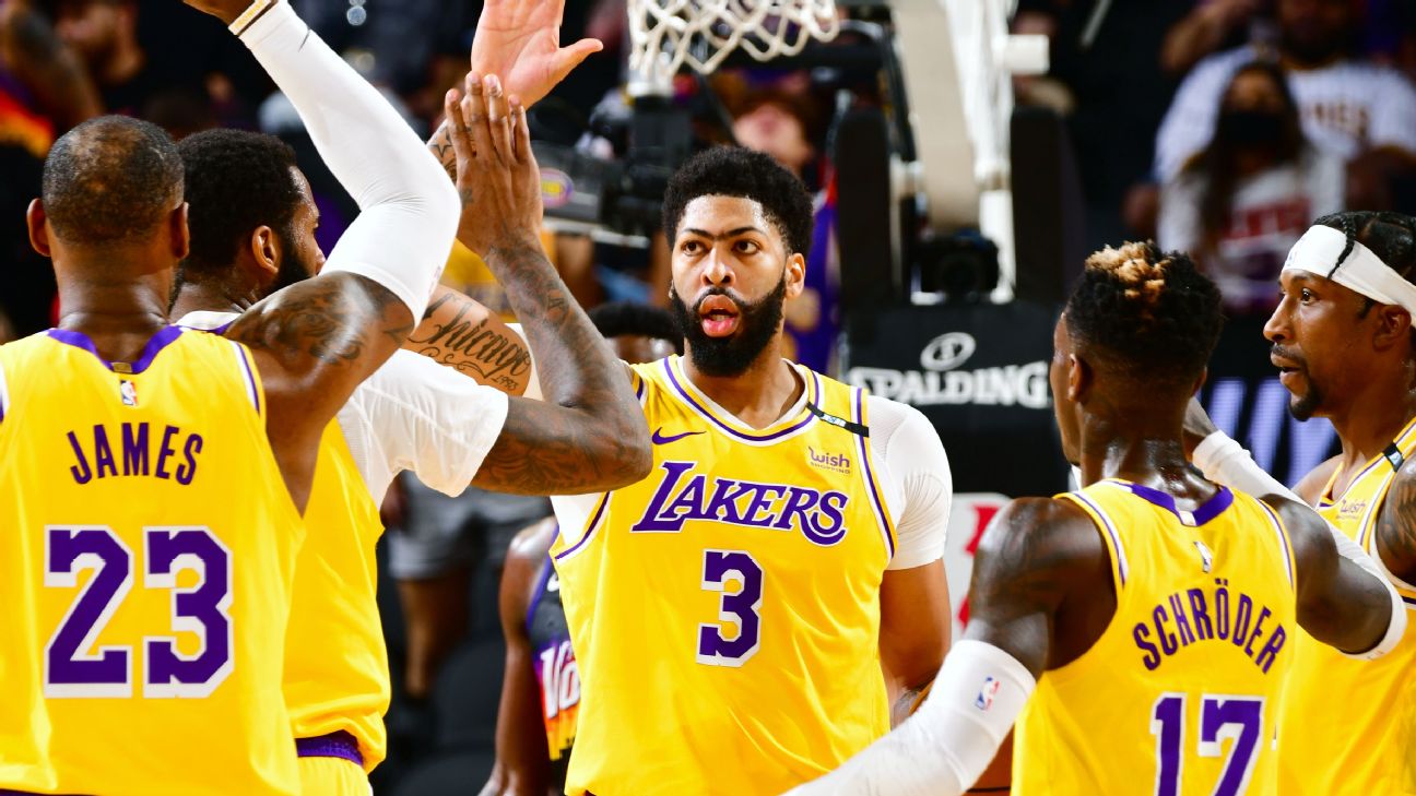 Anthony Davis, LeBron James spur Los Angeles Lakers to Game 2 win over