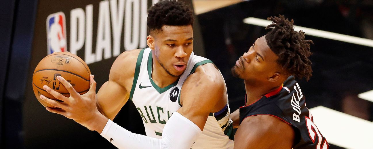 Follow live: Giannis, Bucks take on Butler, Heat in Game 1 of first-round playoff series