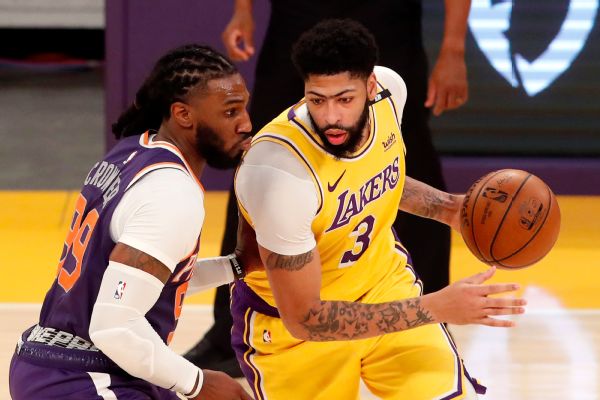 Lakers without AD for Game 5 due to groin injury