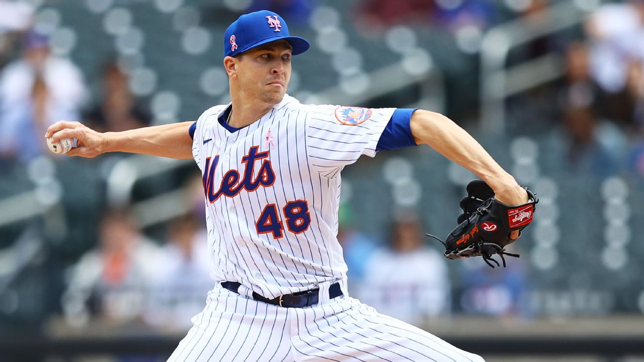 New York Mets ace Jacob deGrom pitches 4 innings in potential final
