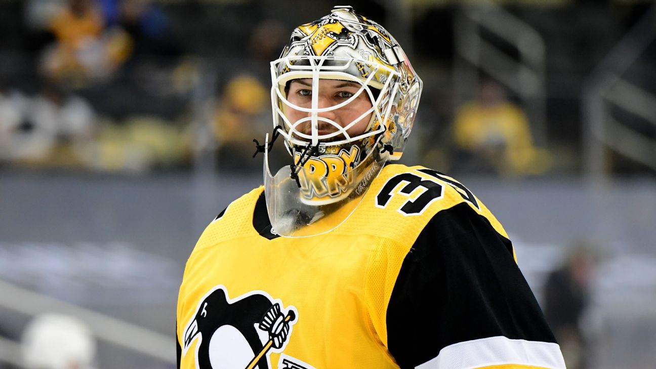 Tristan Jarry NHL Pittsburgh Penguins: Tristan Jarry new contract: How much  is the Pittsburgh Penguins goalie's new contract worth?