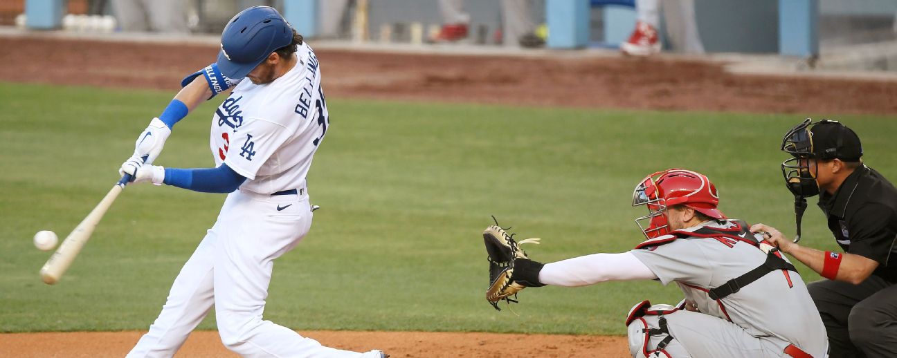 Bellinger's slam fuels 11-run 1st as Dodgers roll