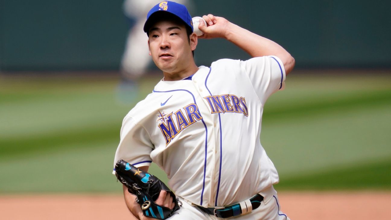 Yusei Kikuchi's no-hitter falls apart, but Mariners still prevail