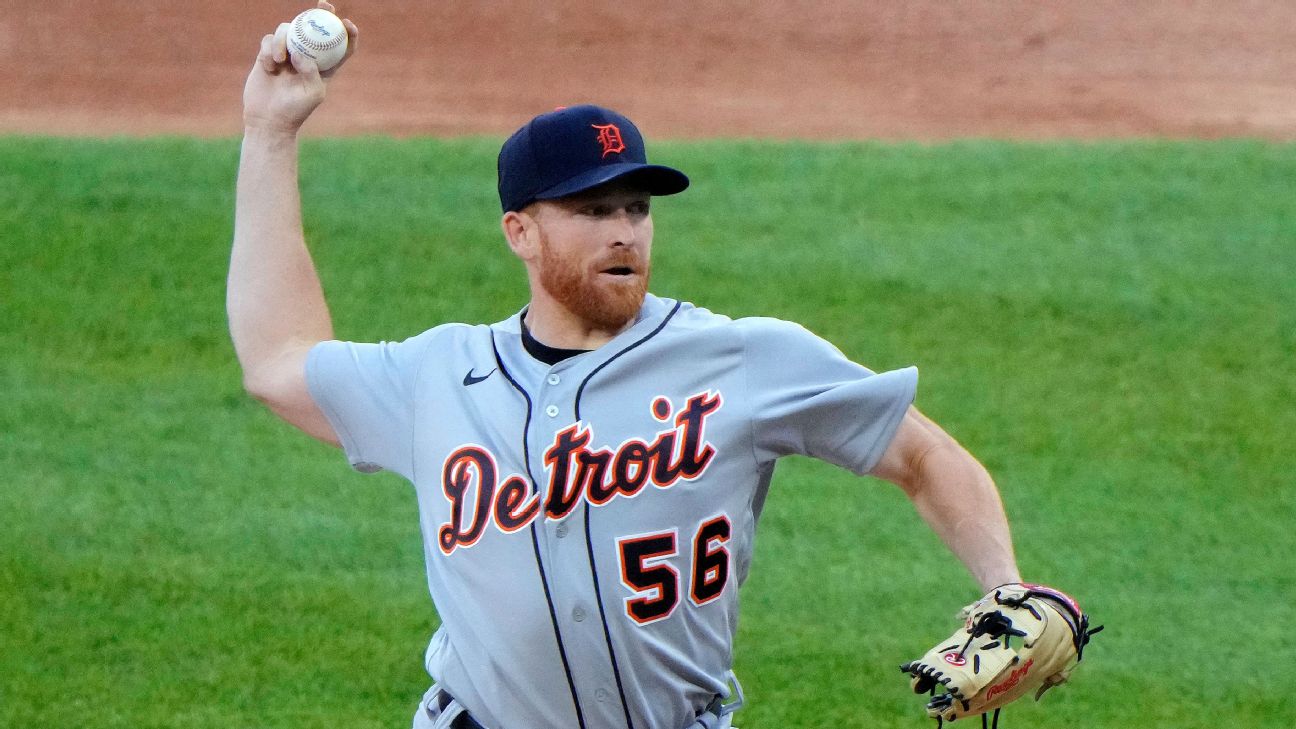 Where is Detroit Tigers pitcher Spencer Turnbull in AL Rookie of