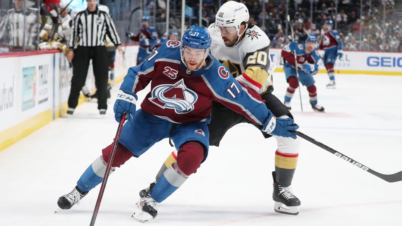 Colorado Avalanche lose third-period lead, the Game 5 in overtime toput season on brink DENVER After