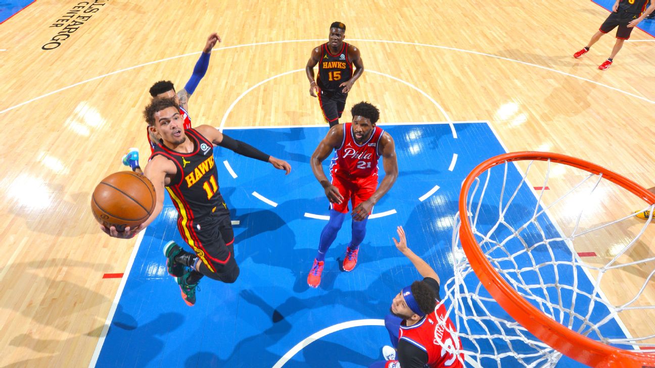 Watch: Trae Young drains halfcourt buzzer beater in NBA All-Star